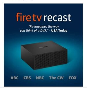 Fire TV Recast, over-the-air DVR, 1 TB, 150 hours, DVR for cord cutters